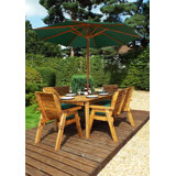Faulk 6 Seater Dining Set with Cushions