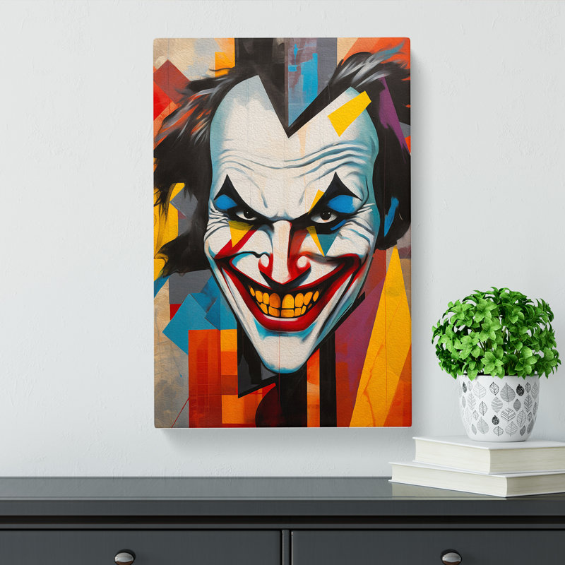Joker Constructivism - Wrapped Canvas, 50cm H x 35cm W x 3cm D