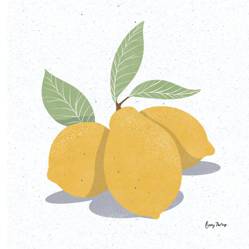 Fruity Cocktails V by Becky Thorns - Wrapped Canvas Print, 30cm H x 30cm W