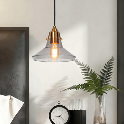 Luminaire suspendu conique à 1 lumière Hajrati