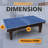Mid-Size Ping Pong Conversion Top Foldable & Portable Table Tennis Table Top for Indoor Games