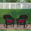 Chaise berçante en osier Raenesha-26994261-21220061