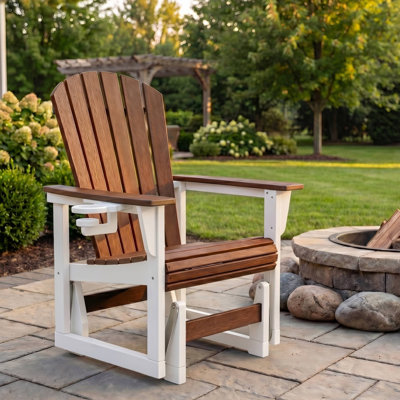 Fauteuil coulissant Benno Adirondack, blanc
