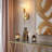 Decorative Glass Vase Glam Style Handcrafted Mosaic Glass Accent Stylish Modern Versatile Decorative Home Decor Vase Statement Art Piece Glamorous Glass Display Vase for Living Room or Entryway-2111244290-2111244295