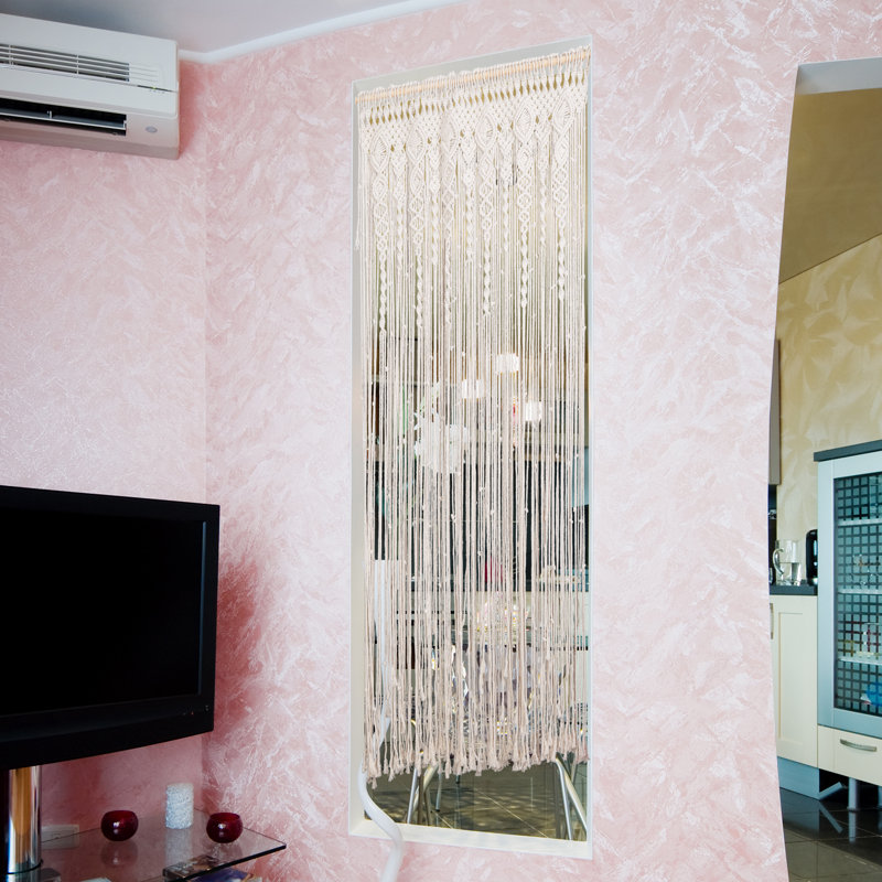 Faysal Cotton Blend Sheer French Door Curtain Single Panel