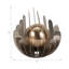 Sculpture moderne en métal et aluminium avec motif abstrait-1691614093