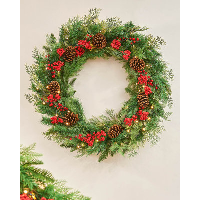 Faux 76cm Wreath