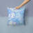 Watecolor Beach Abstract Waves Outdoor Throw Pillow-48708878