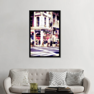 «Soho Café», impression sur toile