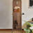 Rectangle Solid Wood+Stainless Steel Full Length Mirrors