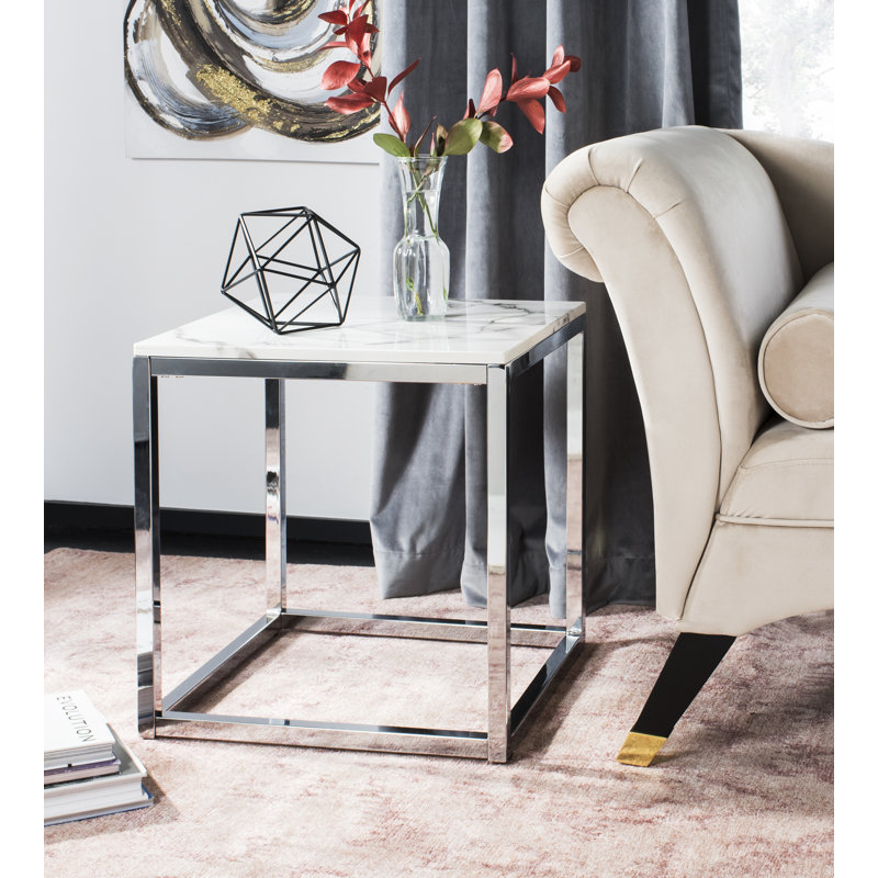 Table de bout Winnie, Chrome