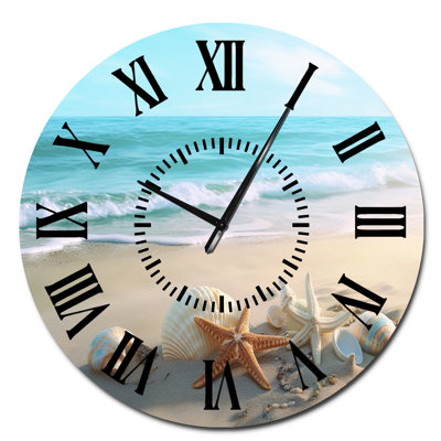 Horloge murale Coastal Seashore