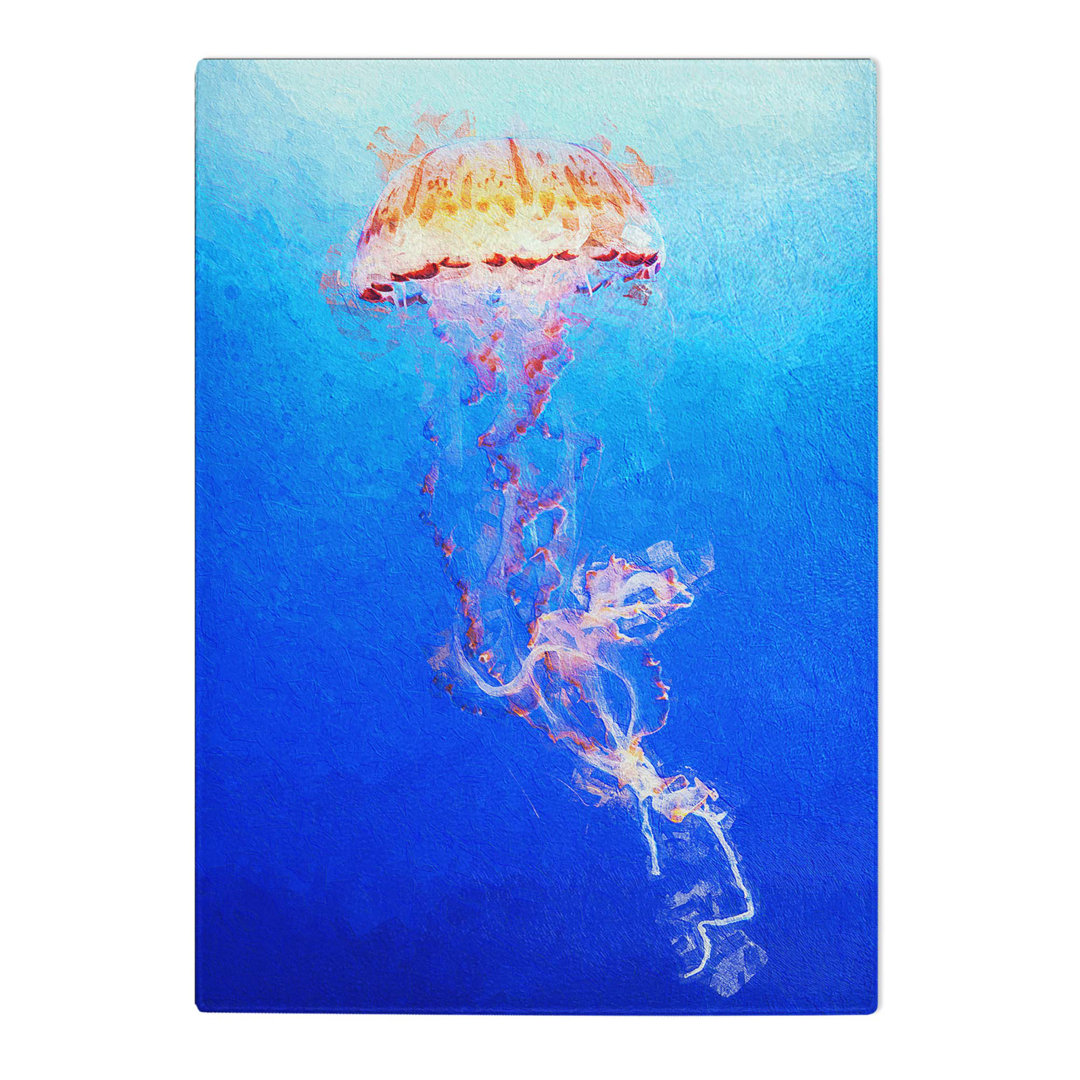 Tempered Glass Jellyfish Chopping Board
