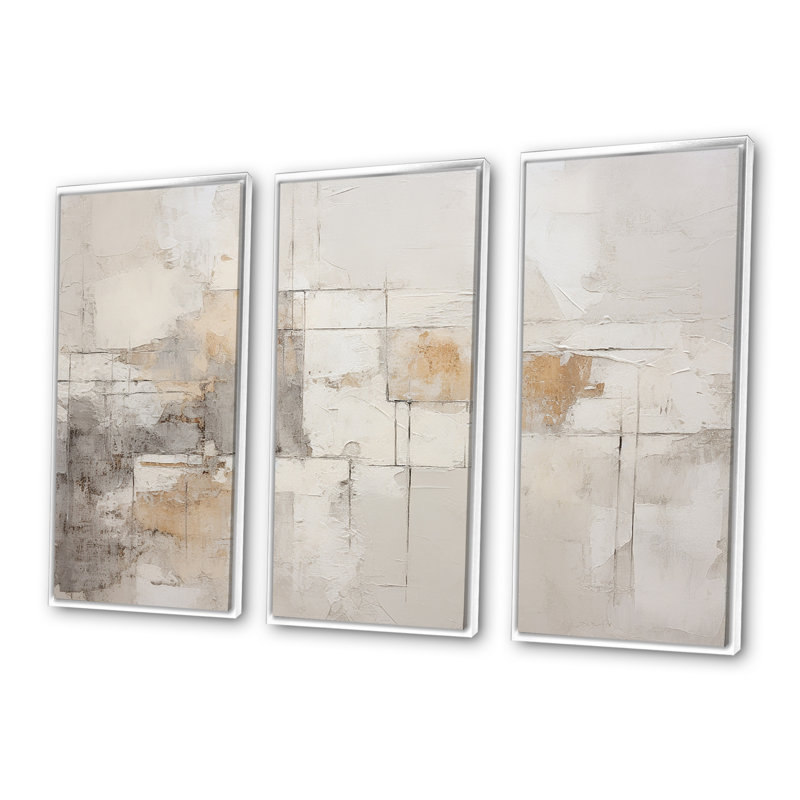 Minimalisme moderne scandinave Zen Art I - ensemble de décorations murales scandinaves modernes, H 40 po x l 60 po x P 1 po