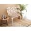 Banc en fonte d'aluminium avec coussin-2057082069