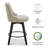 Arjean Swivel Upholstered Counter Stool-89181609-99407067