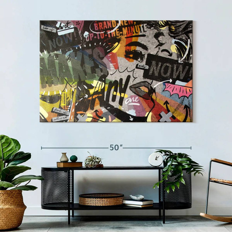 Leisha Anyone Now, 34" H x 51" W