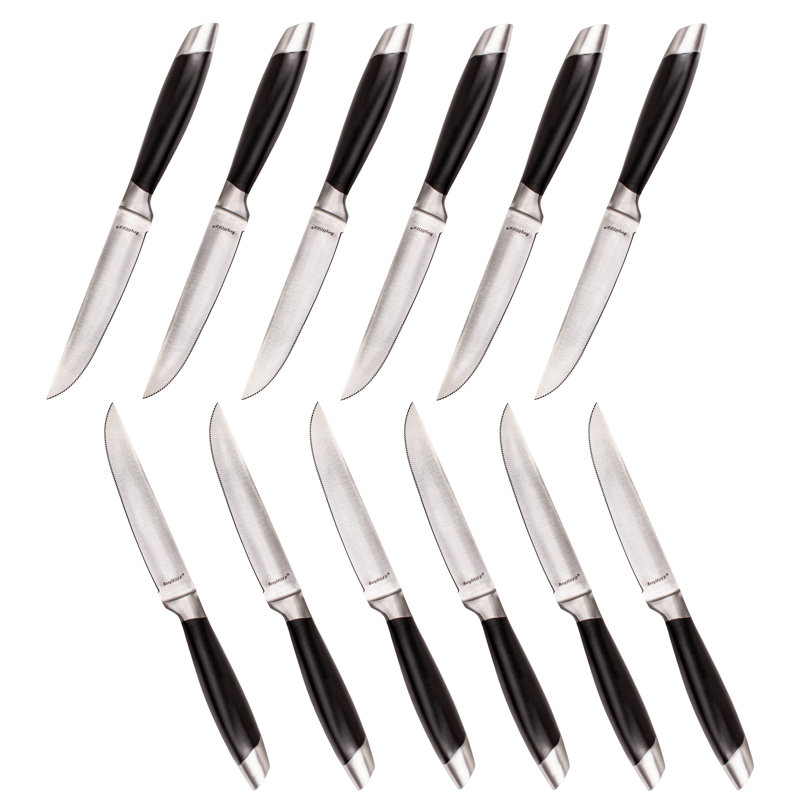 Ensemble de 12 couteaux à steak en acier inoxydable 12 po BergHOFF Essentials Geminis