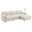 Canapé modulaire en L 2 pièces en chenille 2 pièces 96 po-618620139