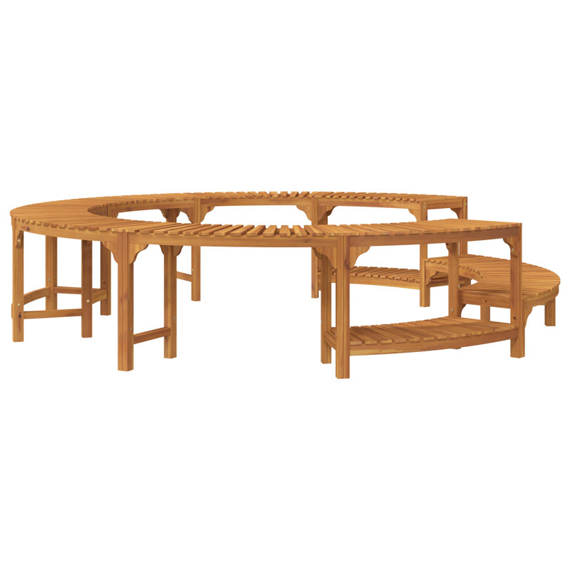 Spa Vidaxl entourant un diamètre brun de 275 cm, H 21,9 po x l 108,3 po x P 108,3 po