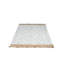 Tapis touffeté en coton avec frange