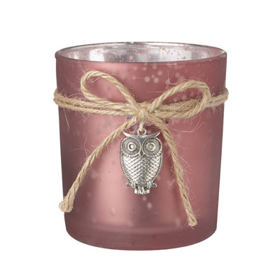 Glass Tabletop Tealight Holder