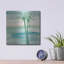 Art mural en métal Bay Peace Home ™ «Peaceful Dusk 2 Tropical» par Chris Paschke-1706775083