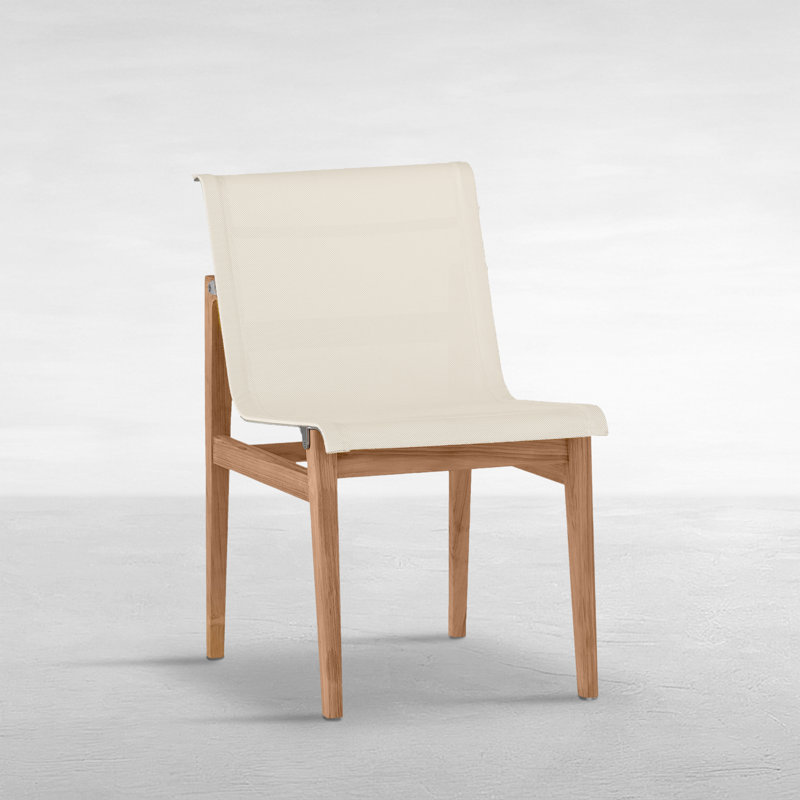 Coast Patio Dining Side Chair, Canvas Sling