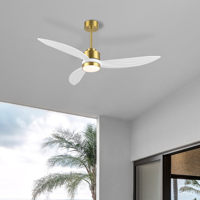 Ventilateur de plafond à 64 pales à DEL 64 po avec télécommande et ensemble d'éclairage inclus Gianick