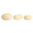 Light Pebbles - Set of 3 - Matte Porcelain with LED Light