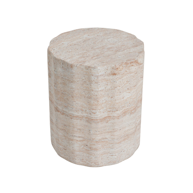 Table d'appoint d'extérieur / d'intérieur en béton léger (table incluse seulement)