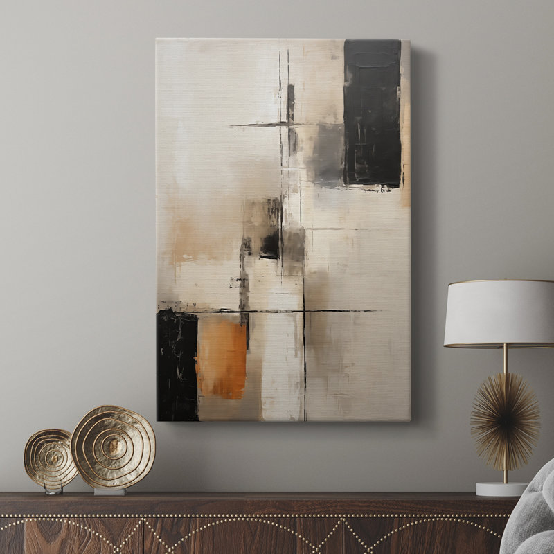 ABSTRACT Series CECLXIV - Cavas de galerie sur mesure, H 18 po x l 12 po