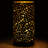  Okolona Dot Pattern Portable Glass Hurricane Lamp (8")-74778330