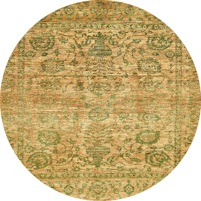 Tapis abstrait moderne 439, Rond 8 pi