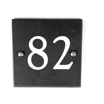 Thack 15cm H Slate House Number