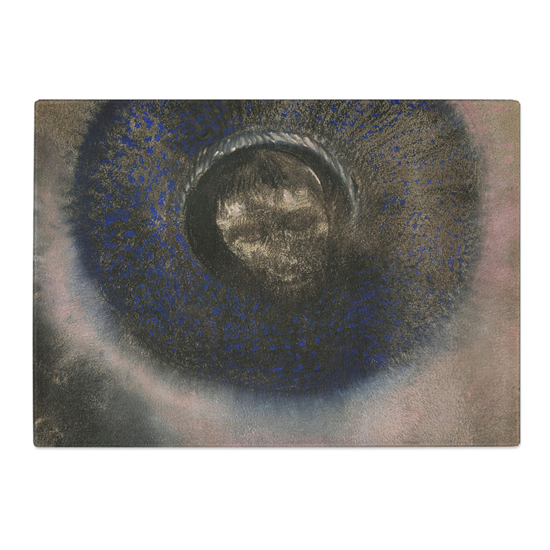 Head Within an Aureole by Odilon Redon Chopping Board, 0.4cm H x 28.5cm W x 39cm L