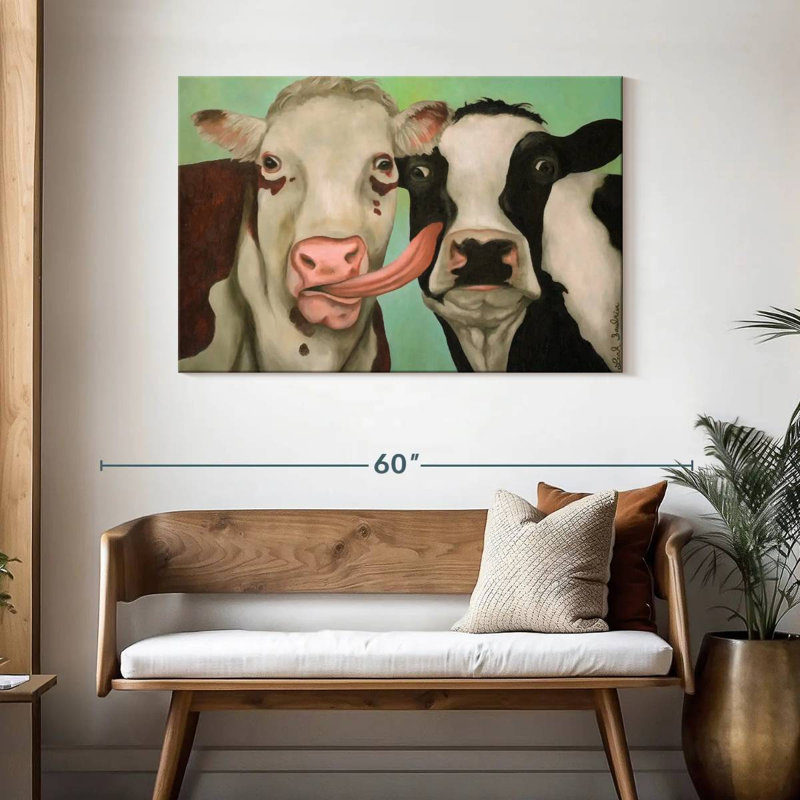 Cowlicious, 30" H x 45" W