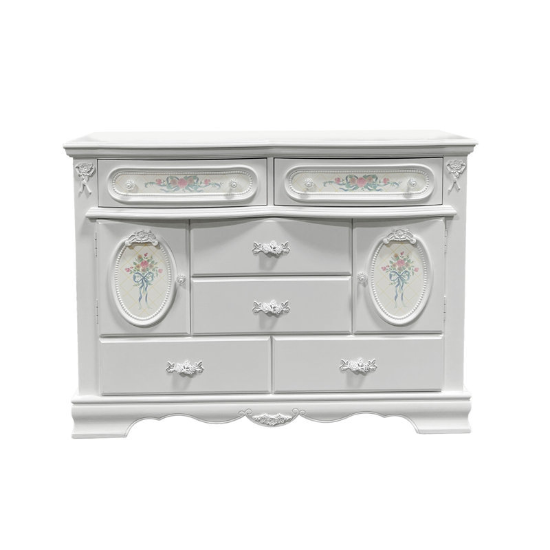 Sauval 6-Drawer Dresser, White