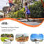 Trampoline AOTOB 8FT pour enfants / adultes, trampoline 400 lb avec filet de sécurité / échelle Backyard, orange-122538894