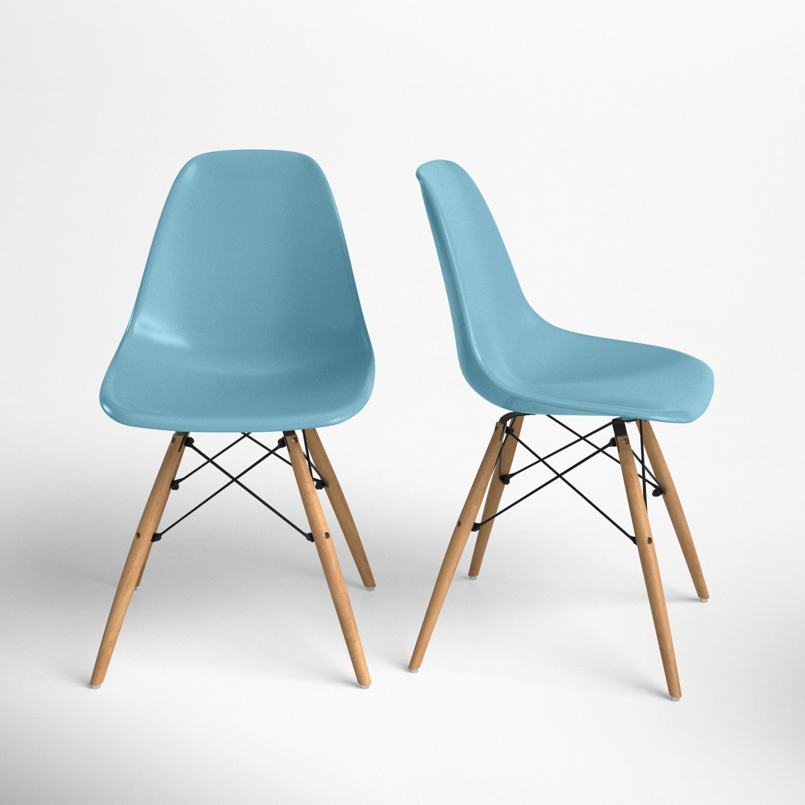 Jordan Dining Chair, Blue, Natural
