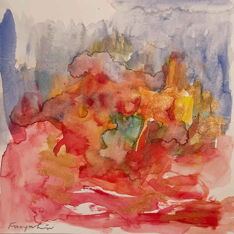 The Blossom No.2 by Fanyu Lin - Single Picture Frame Painting