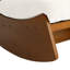 Chaise berçante rembourrée en bois massif-344054402
