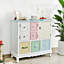 Armoire décorative de chambre à coucher de style nordique