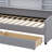 Upholstered Platform Bed With Storage And Drawers-1402492511