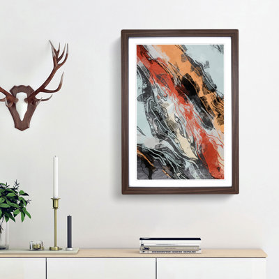 Believe the Truth in Abstract - Picture Frame Graphic Art Print