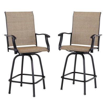Swivel Upholstered Counter Stool