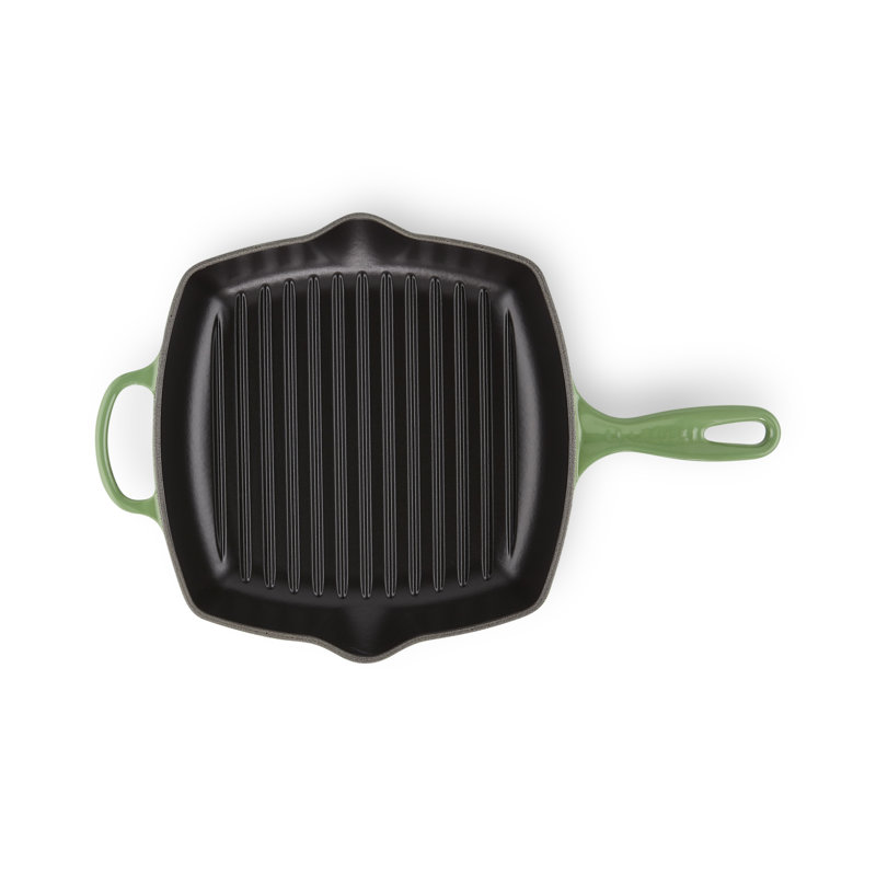 Le Creuset Cast Iron Square Grillit 26cm, Bamboo