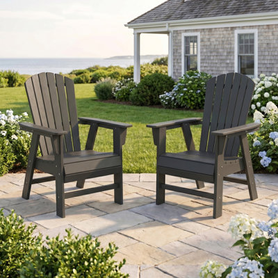 Seashell Upright Adirondack Chair (Set Of 2)