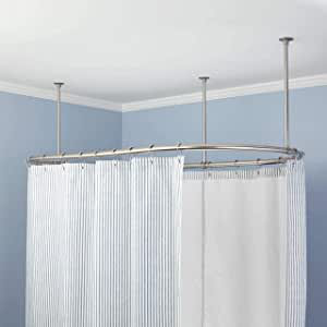 Mullaney 150cm Curved Fixed Shower Curtain Rail