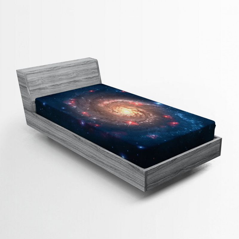 Drap-housse en microfibre Outer Space, Drap-housse simple TG